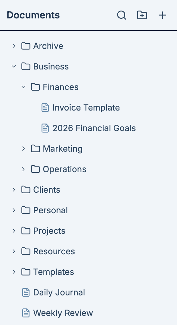 File system interface
